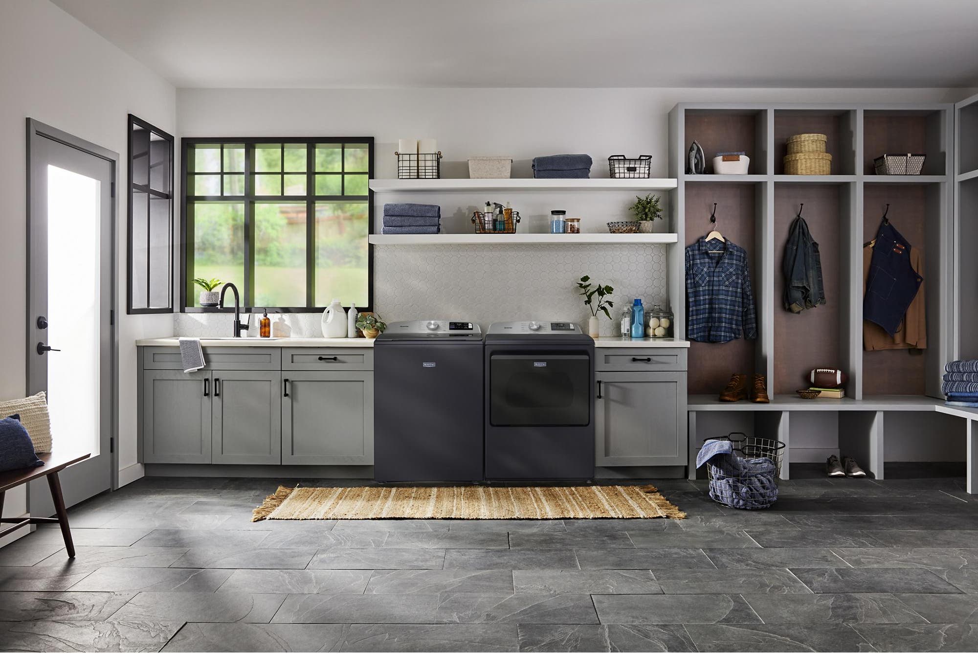 Maytag MED6205RF Midnight Steel
