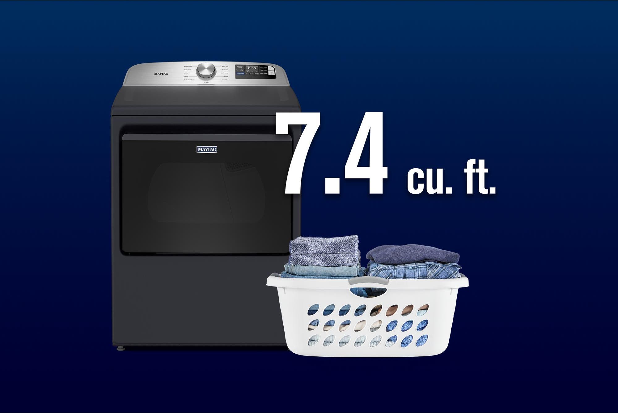 Maytag MED6205RF Midnight Steel