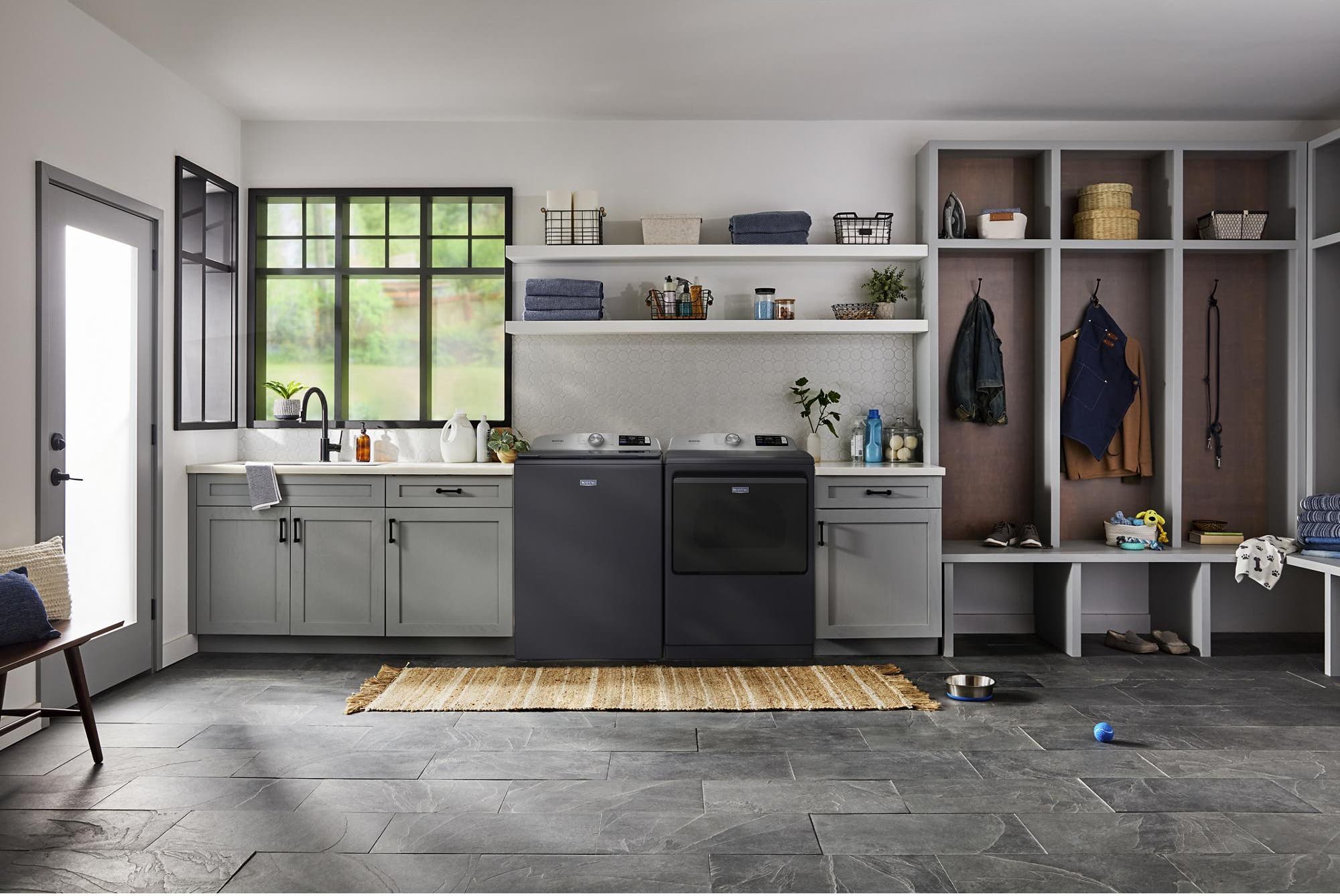 Maytag MED7205RF Midnight Steel