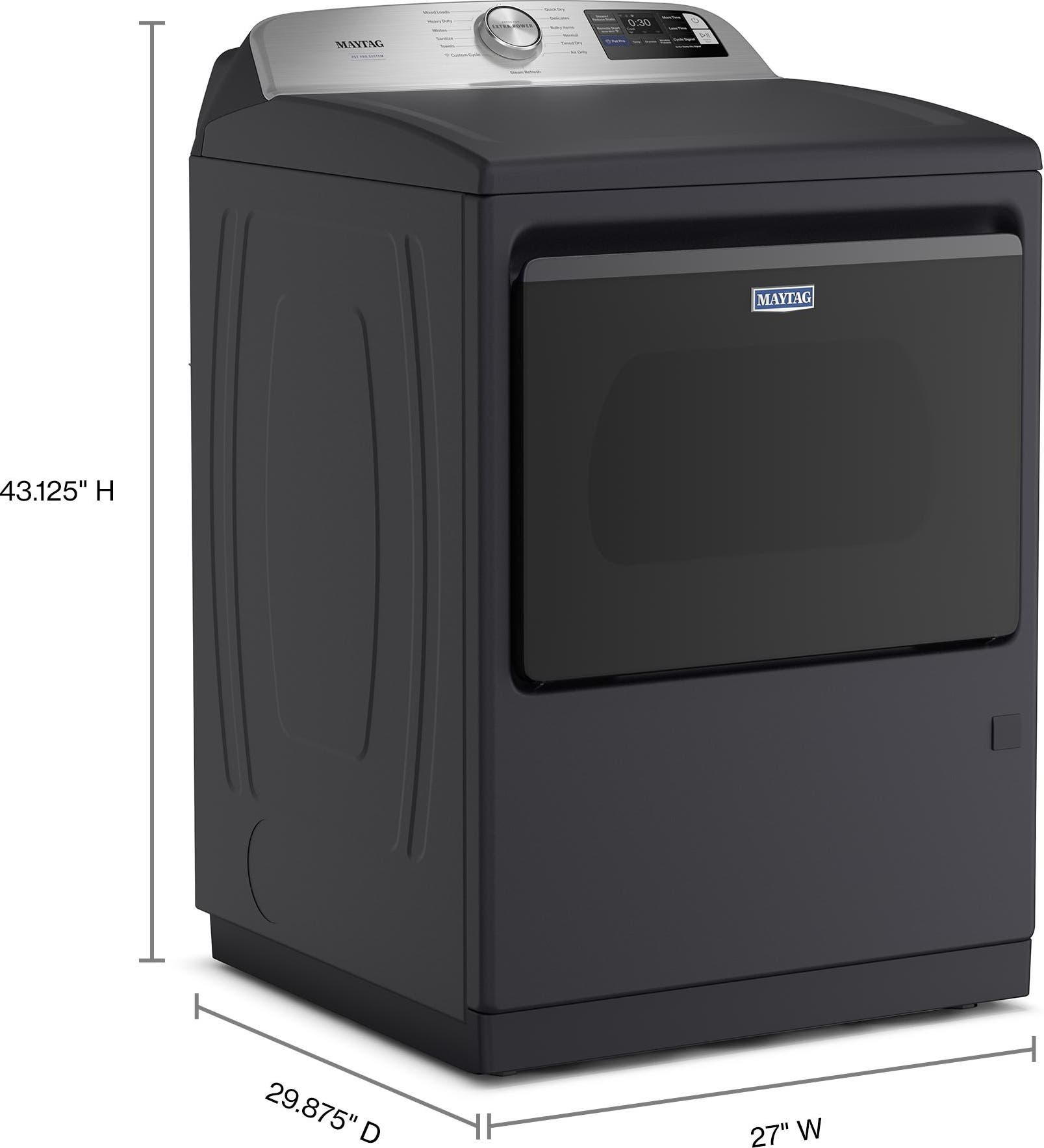 Maytag MED7205RF Midnight Steel