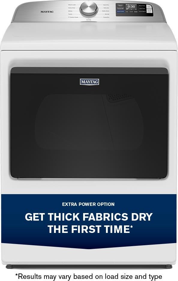 Maytag MGD6205RW 7.4 Cu. Ft. Gas Top Load Dryer White | Plesser's