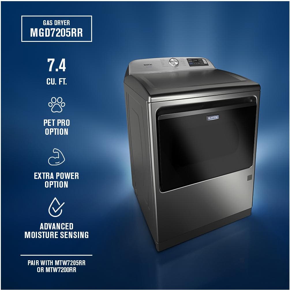 Maytag MGD7205RR Classic Silver