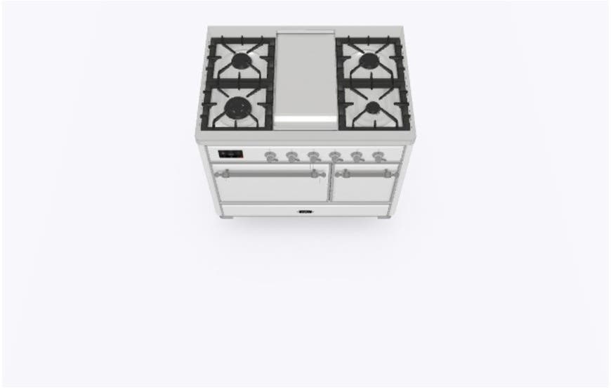 Ilve UMD10FDQNS3RACLP Ral Custom Color With Chrome Knobs, Liquid Propane