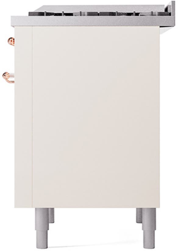 Ilve UP36FQNMPAWPLP Antique White With Copper Trim, Lp