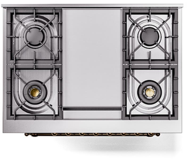 Ilve UP36FQNMPMGB Graphite Matte With Bronze Trim
