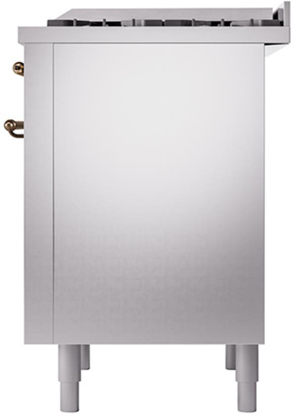 Ilve UP36FQNMPSSBLP Stainless Steel With Bronze Trim, Lp