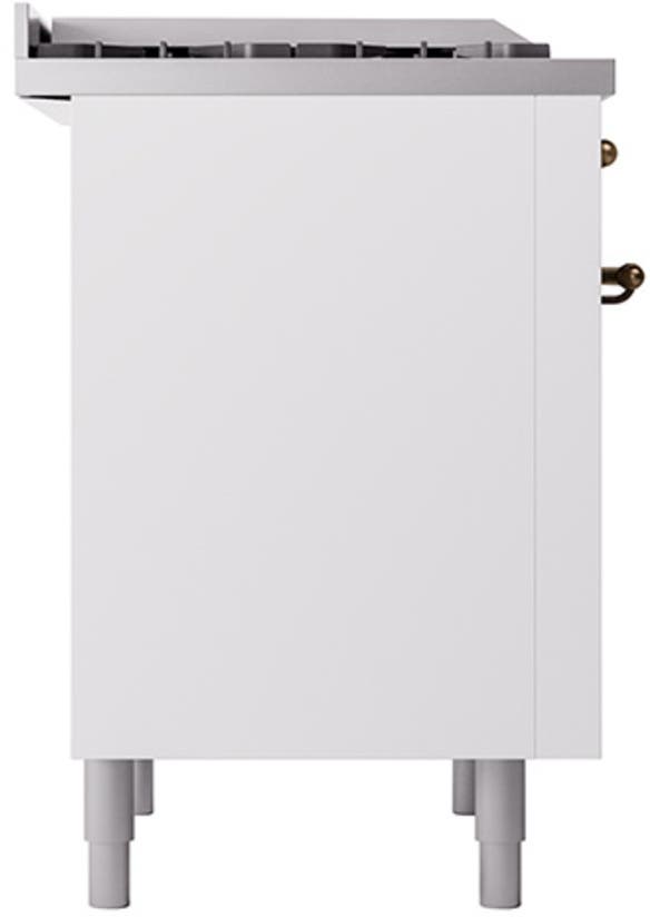 Ilve UP36FQNMPWHB White With Bronze Trim