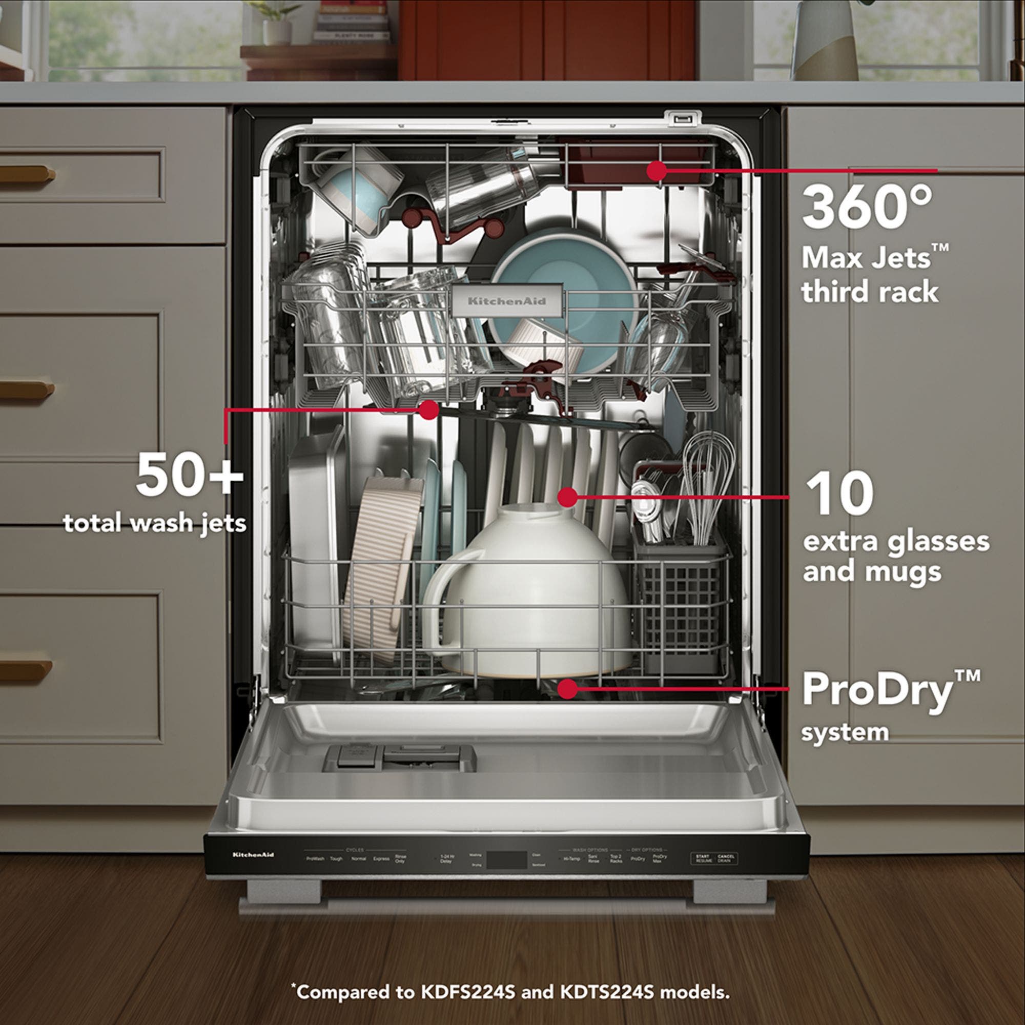 KitchenAid KDTS434SPS Stainless Steel
