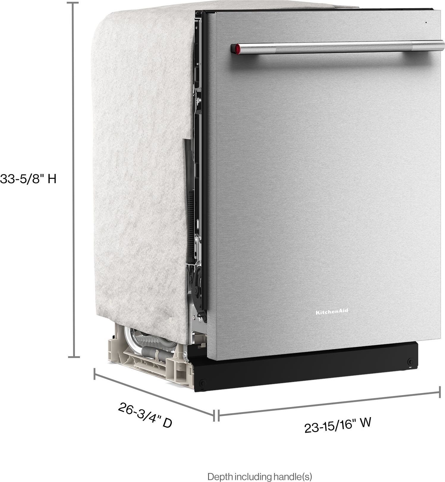 KitchenAid KDTS434SPS Stainless Steel