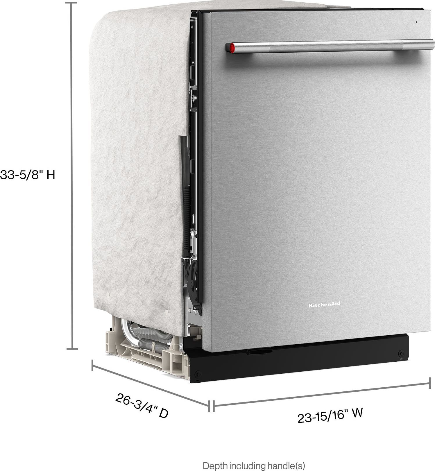 KitchenAid KDTS624SPS Stainless Steel