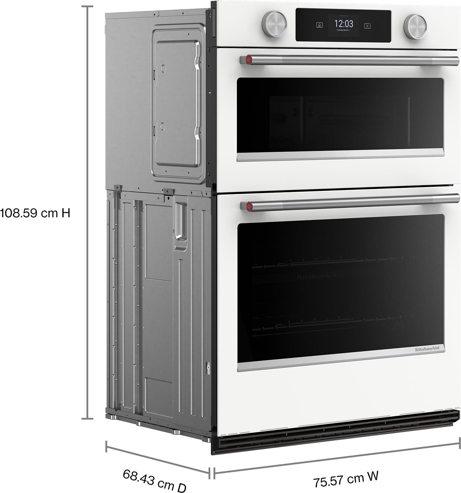 KitchenAid KOEC730SWH White