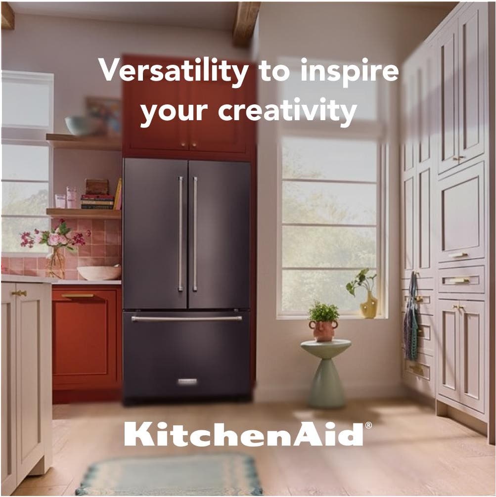 KitchenAid KRFC136RBS Black Stainless Steel with PrintShield Finish