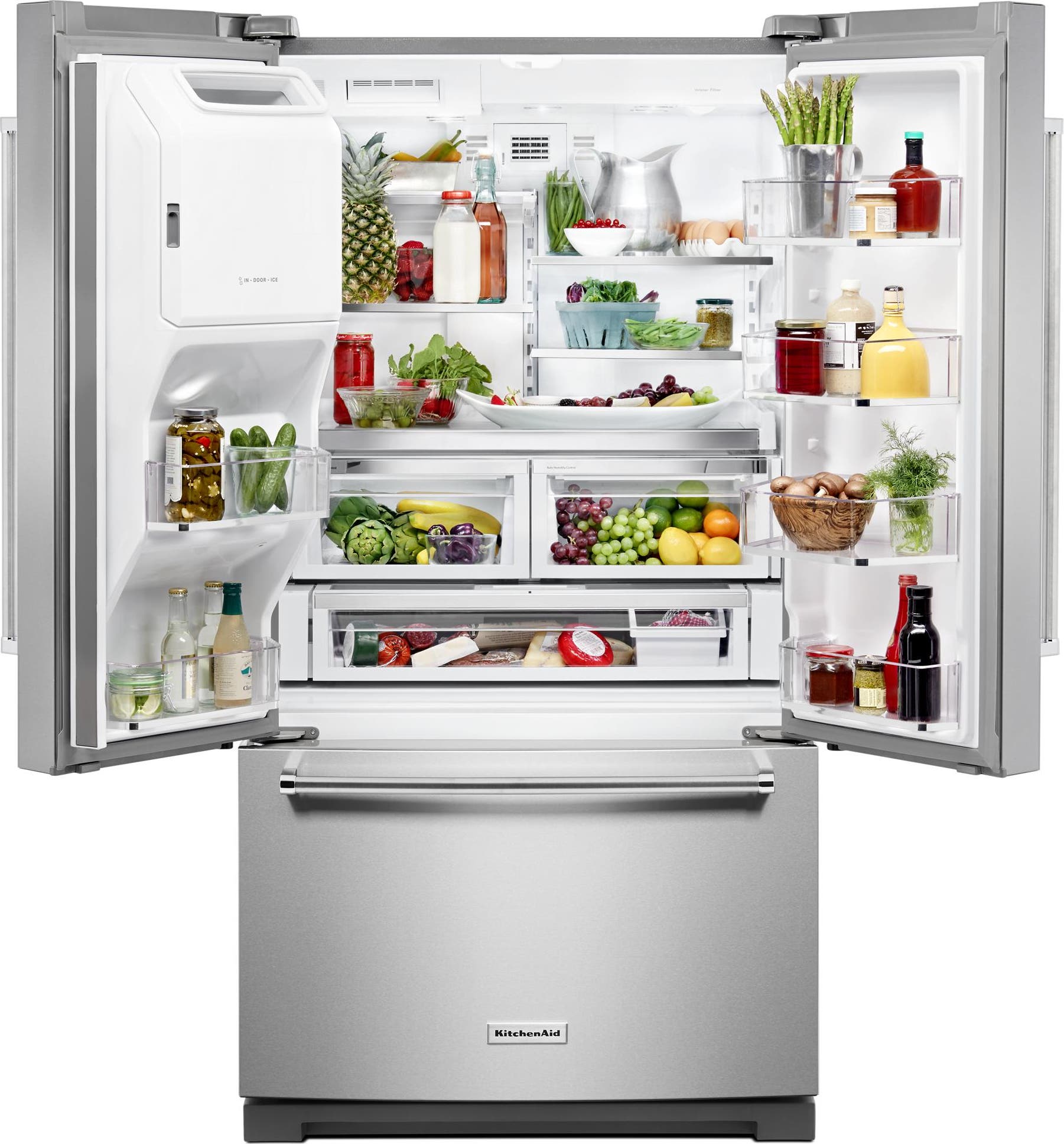 KitchenAid KRFF507HPS Stainless Steel, Printshield Finish