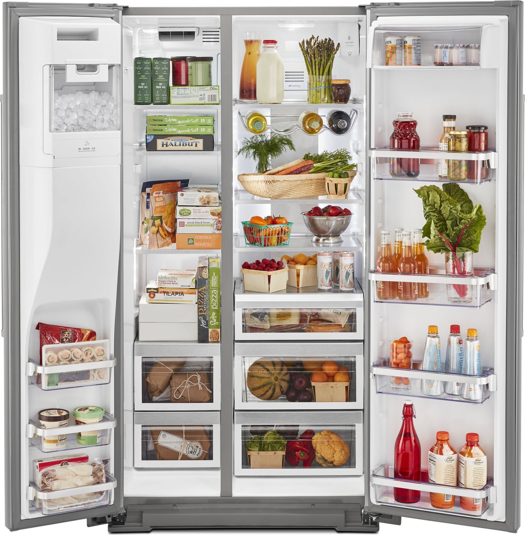 KitchenAid KRSC700HPS 36 Inch, 19.9 Cu Ft. Counter-depth Side-by