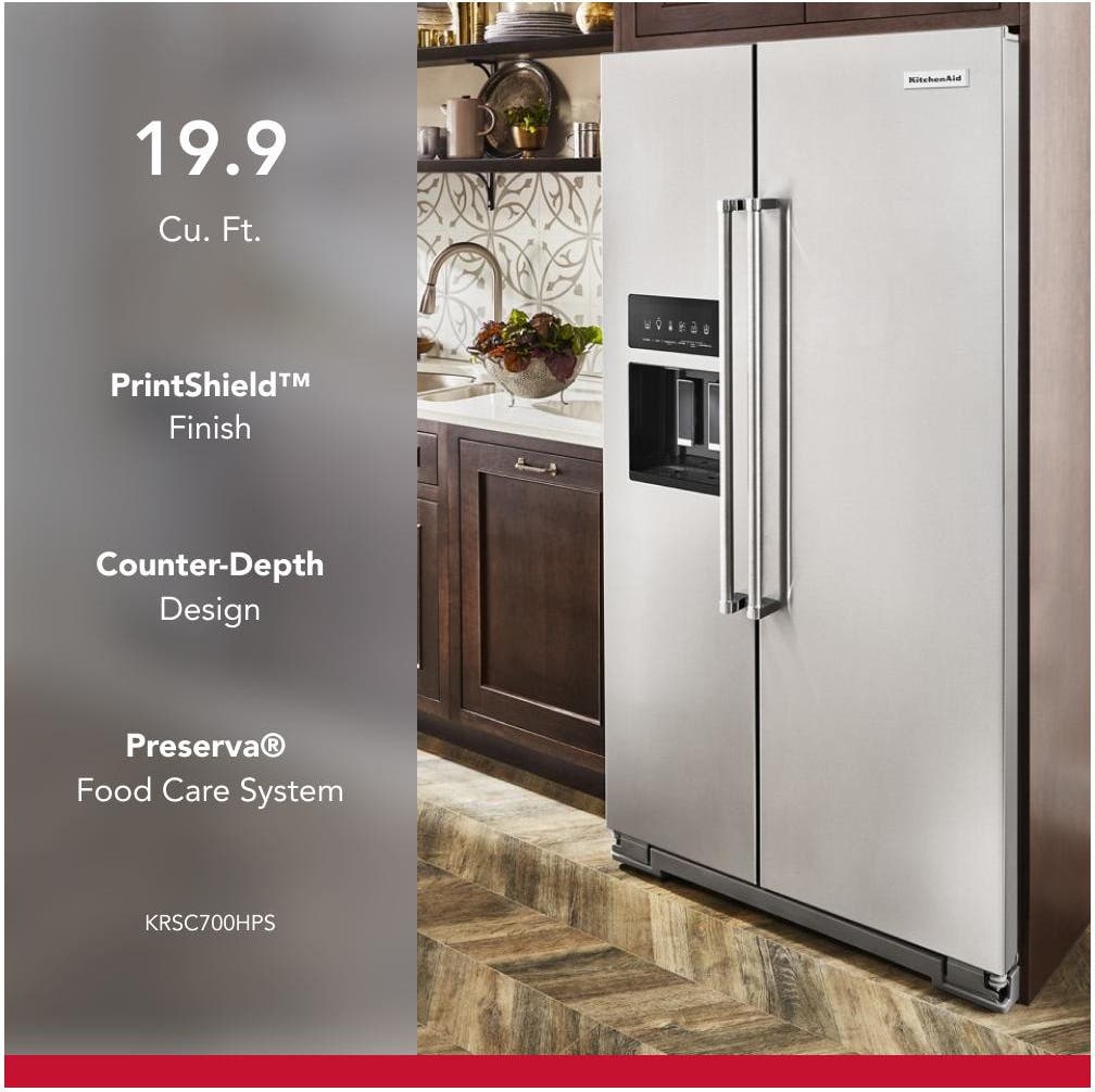 KitchenAid KRSC700HPS Stainless Steel with Printshield Finish