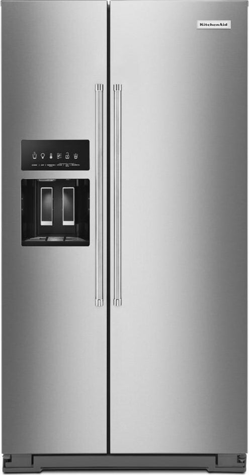 KitchenAid KRSF705HPS 36 Inch Side-by-Side Refrigerator Stainless
