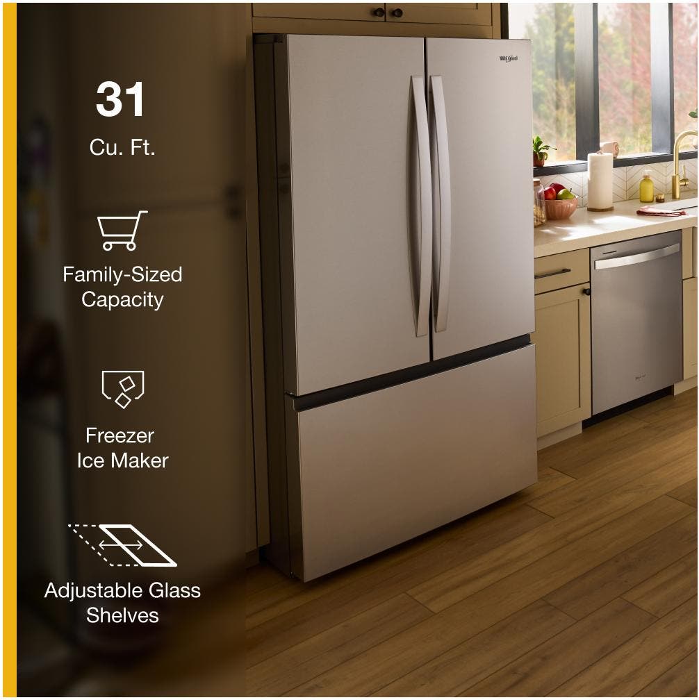 Whirlpool WRFF3136SZ Fingerprint-Resistant Stainless Steel
