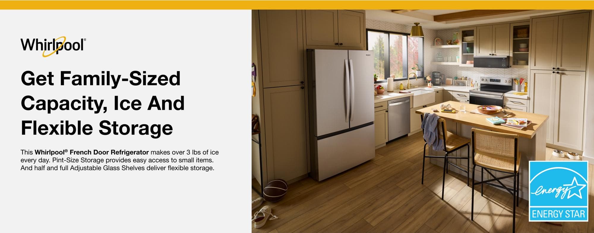 Whirlpool WRFF3136SZ Fingerprint-Resistant Stainless Steel