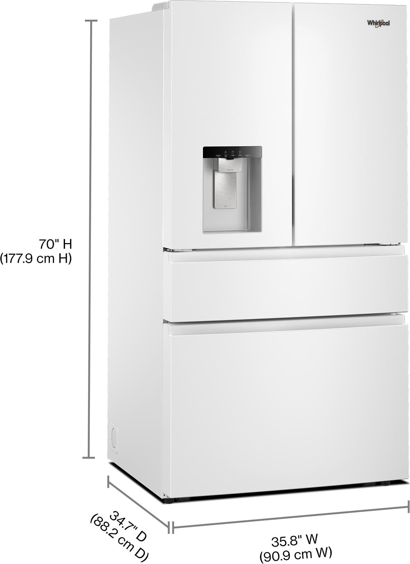 Whirlpool WRMF3736SW White