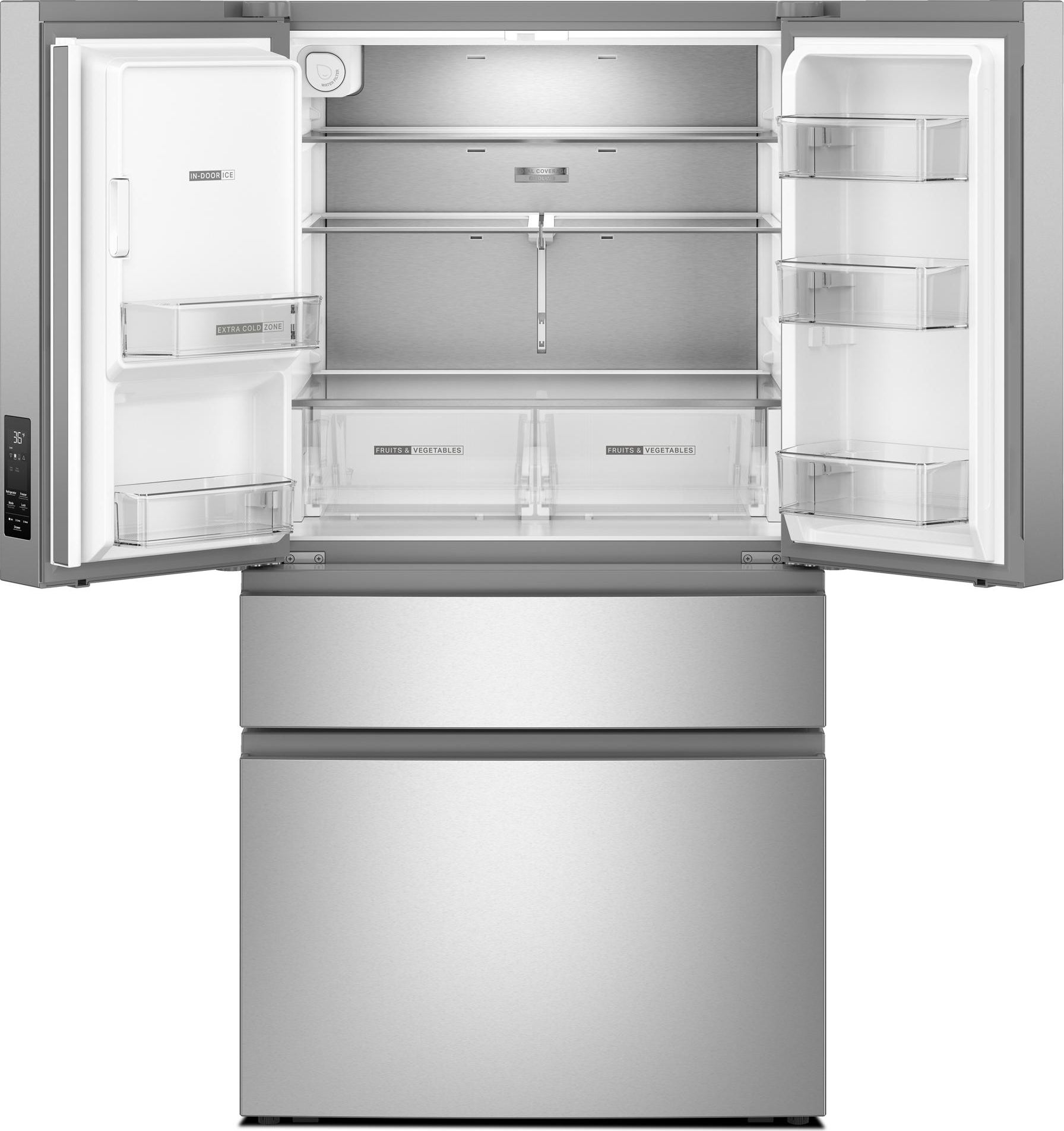Whirlpool WRMF3736SZ 36 Inch Freestanding 4-Door French Door