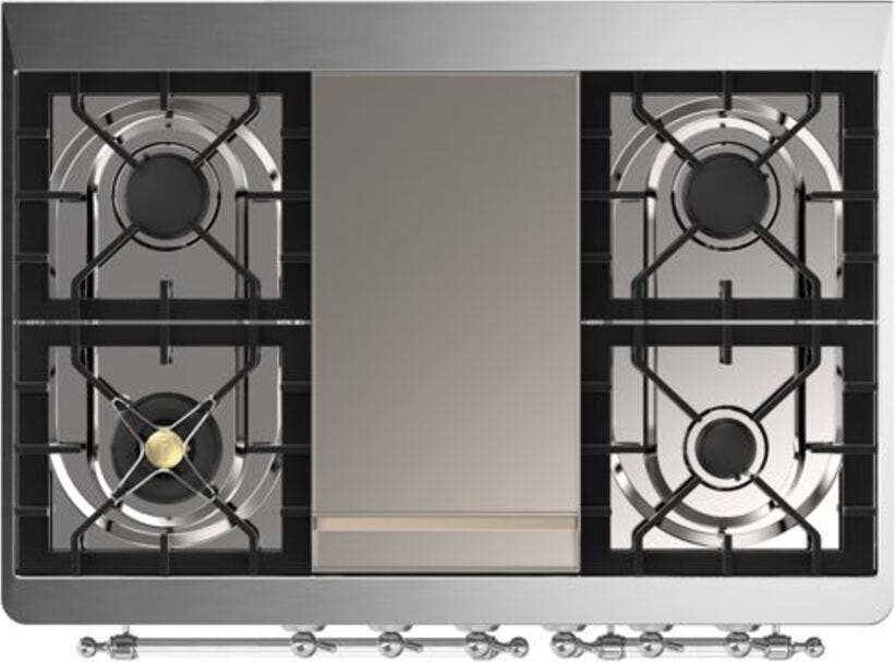 Ilve UMD10FDNS3MBCLP Liquid Propane In Midnight Blue W/ Chrome Trim