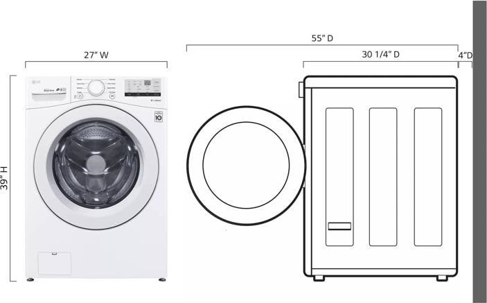LG WM3400CW White