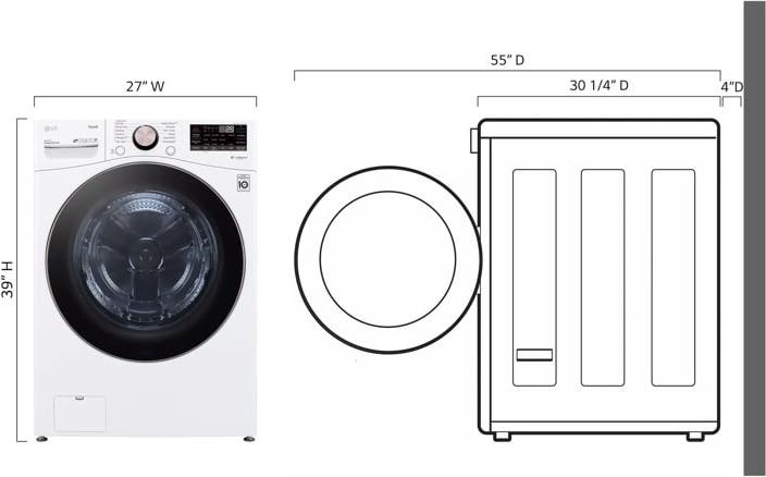 LG WM4000HWA White