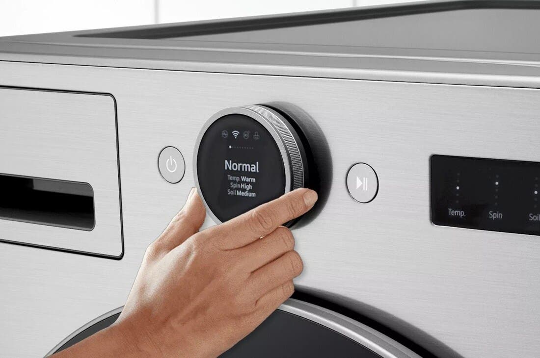LG WM5500HVA Graphite Steel