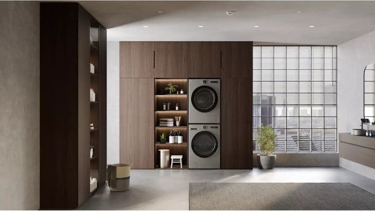 LG WM5500HVA Graphite Steel