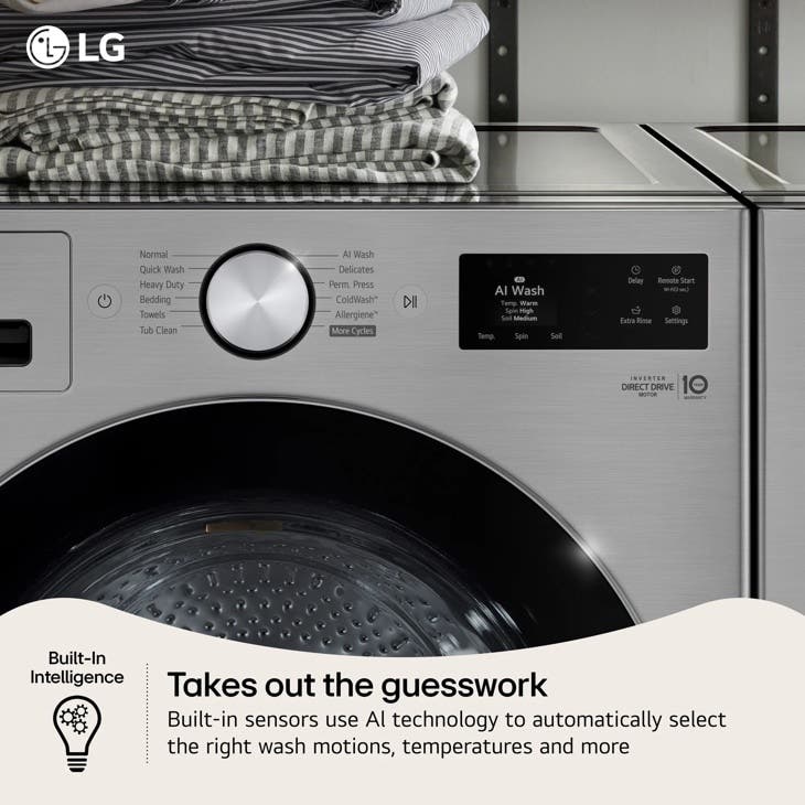 LG WM5800HVA Graphite Steel
