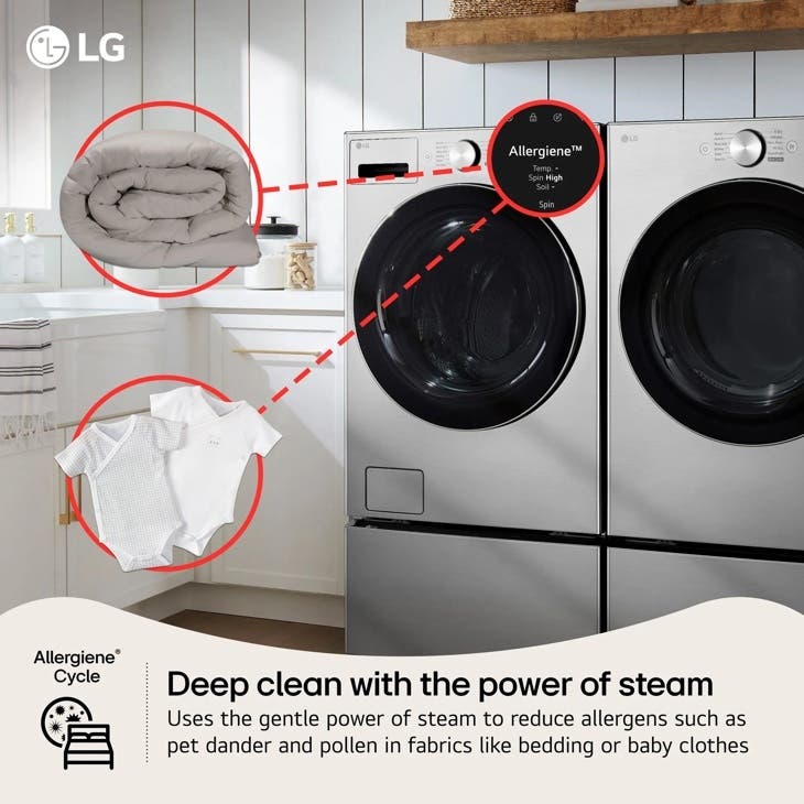 LG WM5800HVA Graphite Steel