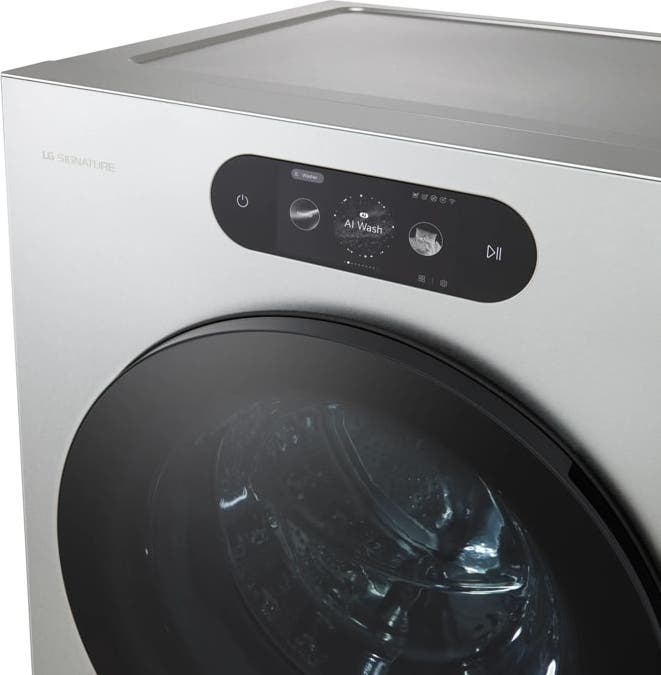 LG WM9900HSA Brushed Platinum Steel