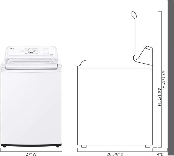 LG WT6105CW White