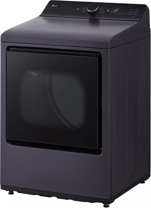 LG DLE8400BE 27 Inch Top Load Electric Dryer Matte Black
