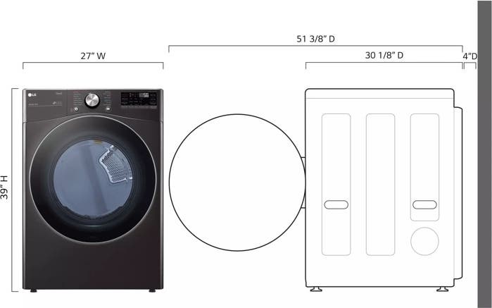 LG DLEX4200B Black Steel