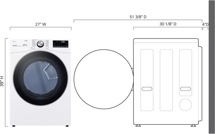 LG DLEX4200W White