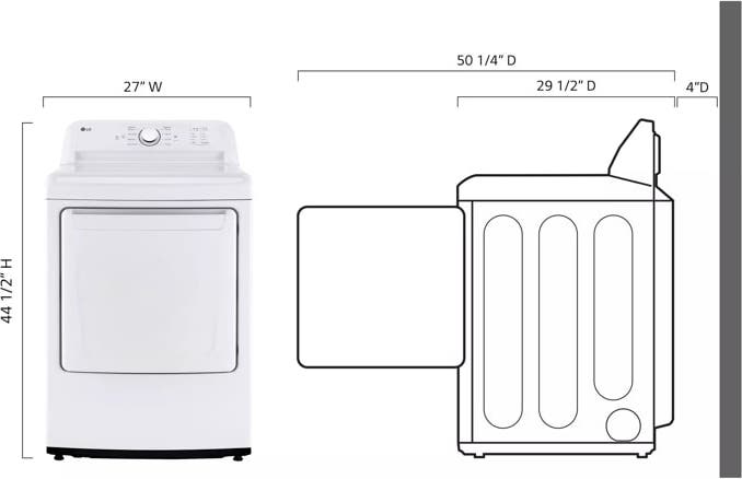 LG DLG6101W White