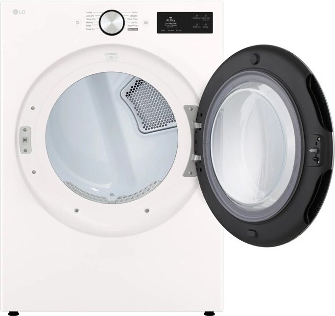 LG DLGX5801A 27 Inch Smart Front Load Gas Dryer Alpine White