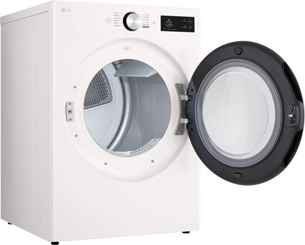LG DLGX5801A 27 Inch Smart Front Load Gas Dryer Alpine White