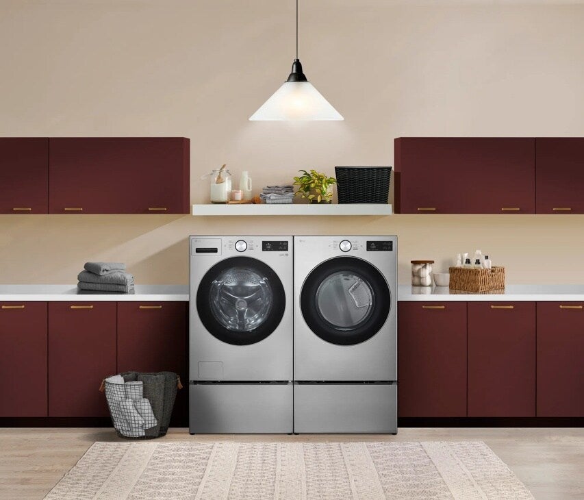 LG DLGX5801V 27 Inch Smart Front Load Gas Dryer Graphite Steel