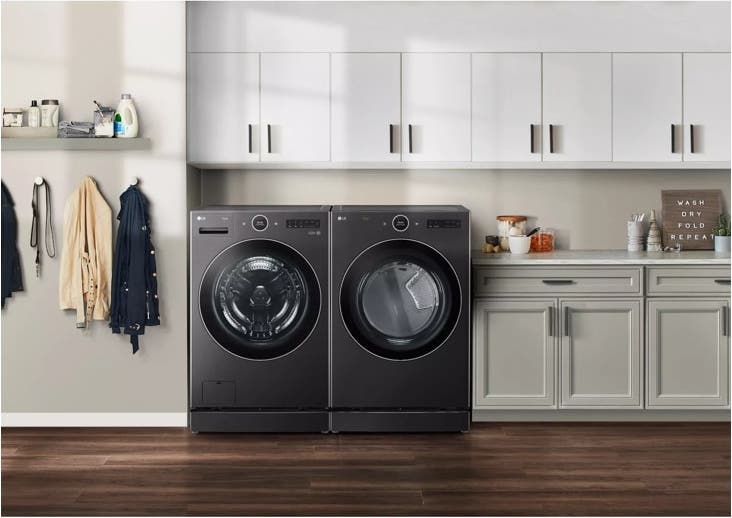 LG DLGX6701B Black Steel