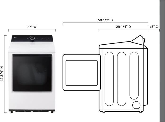 LG DLGX8601WE White
