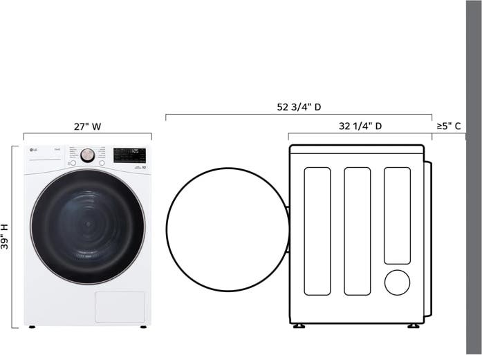 LG DLHC4002W White