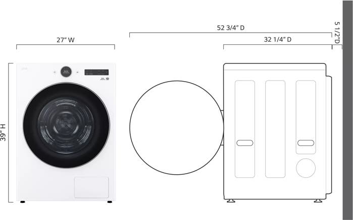 LG DLHC5502W White