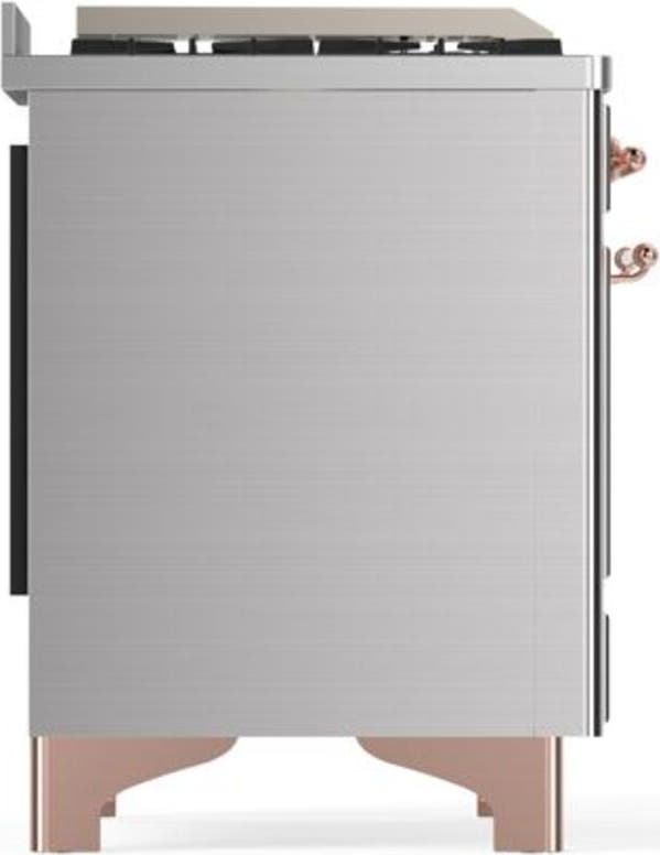 Ilve UMD10FDNS3SSPLP Liquid Propane In Stainless Steel W/ Copper Trim