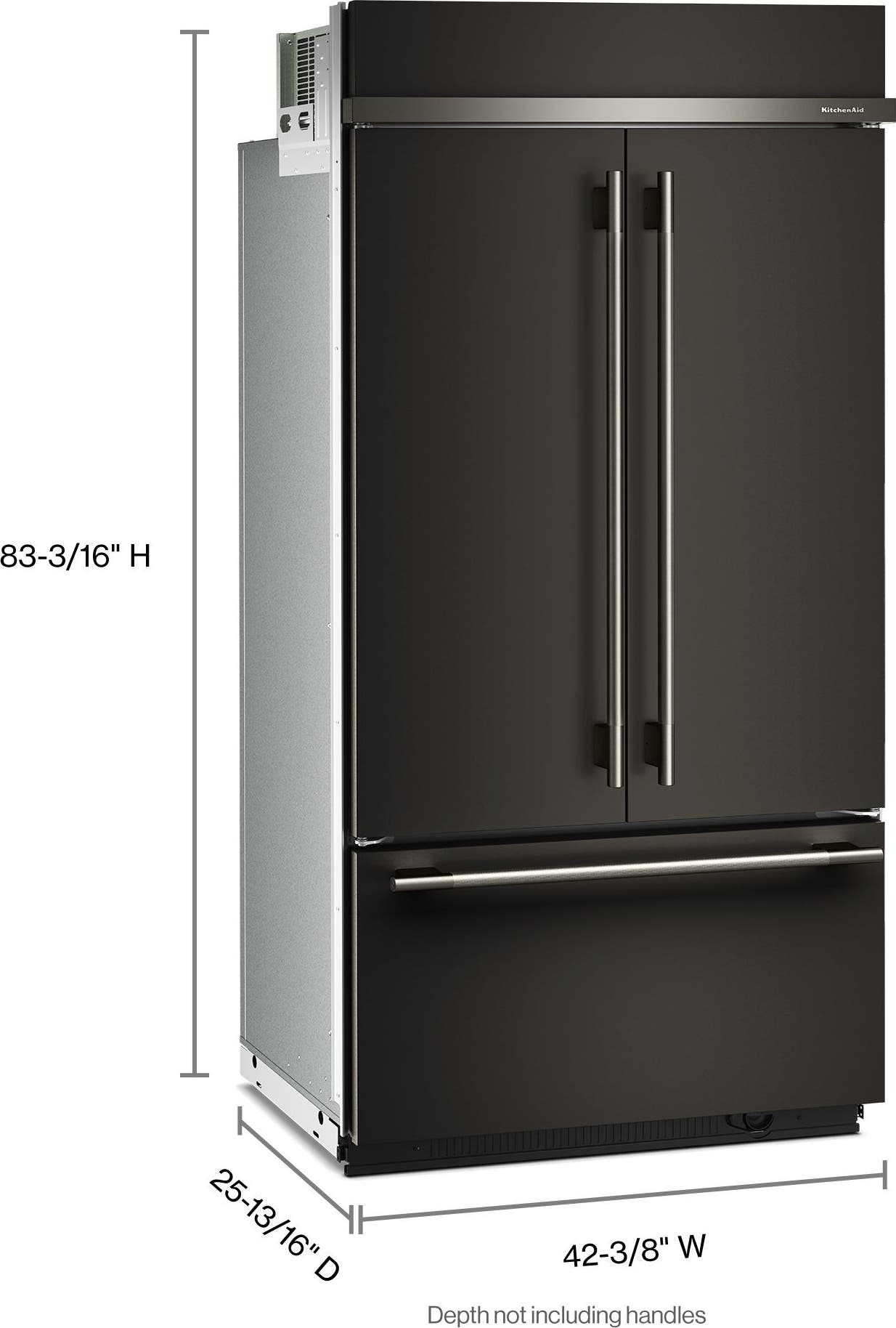 KitchenAid KBFN542SBE Black Ore