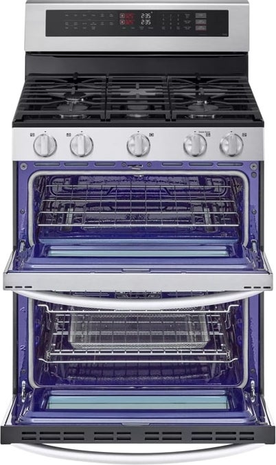 LG LDGL6924S 30 Inch Double Gas Oven Range Stainless Steel