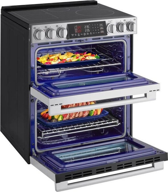LG LTIS7338XE 30 Inch Slide-In Electric Smart Range Printproof