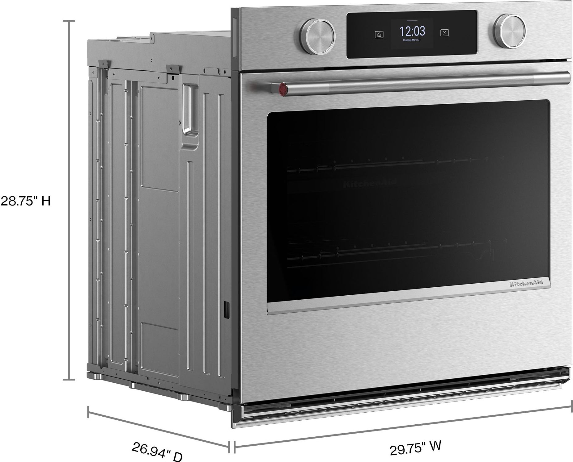 KitchenAid KOES730SPS 30 Inch Smart Single Wall Oven PrintShield