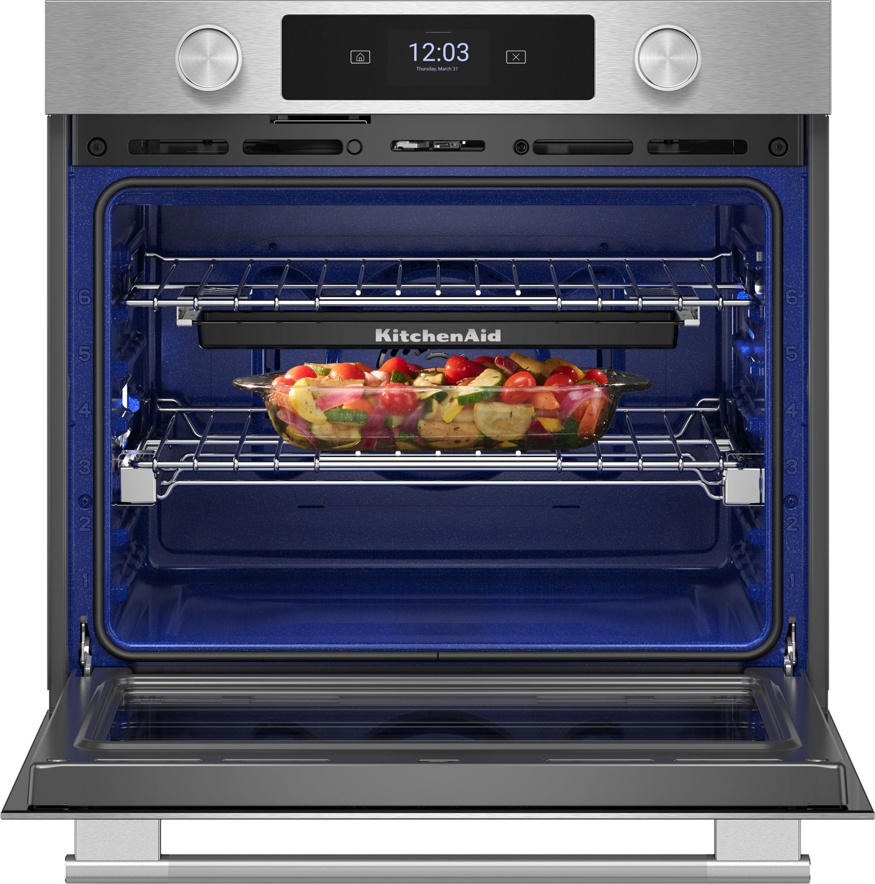KitchenAid KOES727SPS 27 Inch Smart Single Wall Oven PrintShield